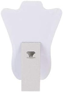 SSWBasics Tall White Faux Leather Necklace Easel - 25 Included