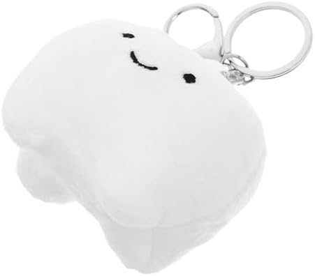 LUOZZY Plush Tooth Keychain for Key Bag Backpack