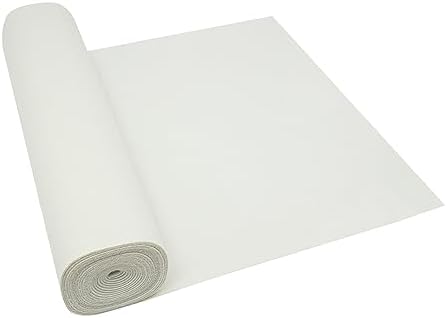 White Wedding Carpet Aisle Runner with Floral Print