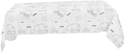 Birthday Coloring Tablecloth for Parties and Celebrations