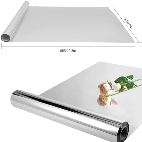 Silver Mirror Rug Wedding Aisle Runner 65x3ft