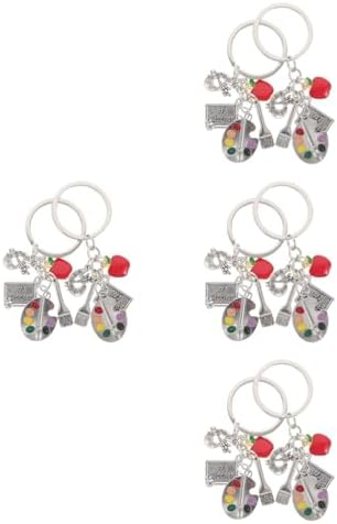 LOGOFUN 8PCS Artist Keychain Backpack Charm Set