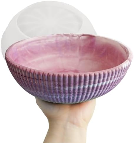 Wehous Large Round Silicone Mold for Candle and Storage