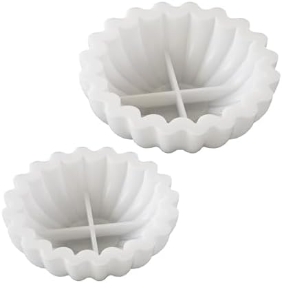 2PCS Flower Tray Resin Mold for Epoxy Casting and Craft Projects