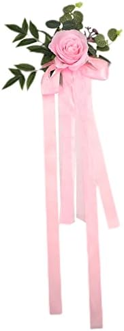 8pcs Wedding Aisle Decorations with Chiffon Ribbons