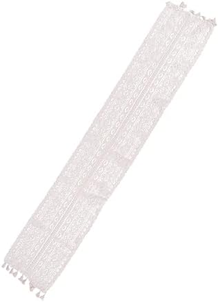 Zerodeko Cotton Table Runner with Fringe Decor