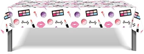 NETFEN 3 Pack 51x87 Inch Makeup Party Tablecovers