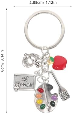 LOGOFUN 8PCS Artist Keychain Backpack Charm Set