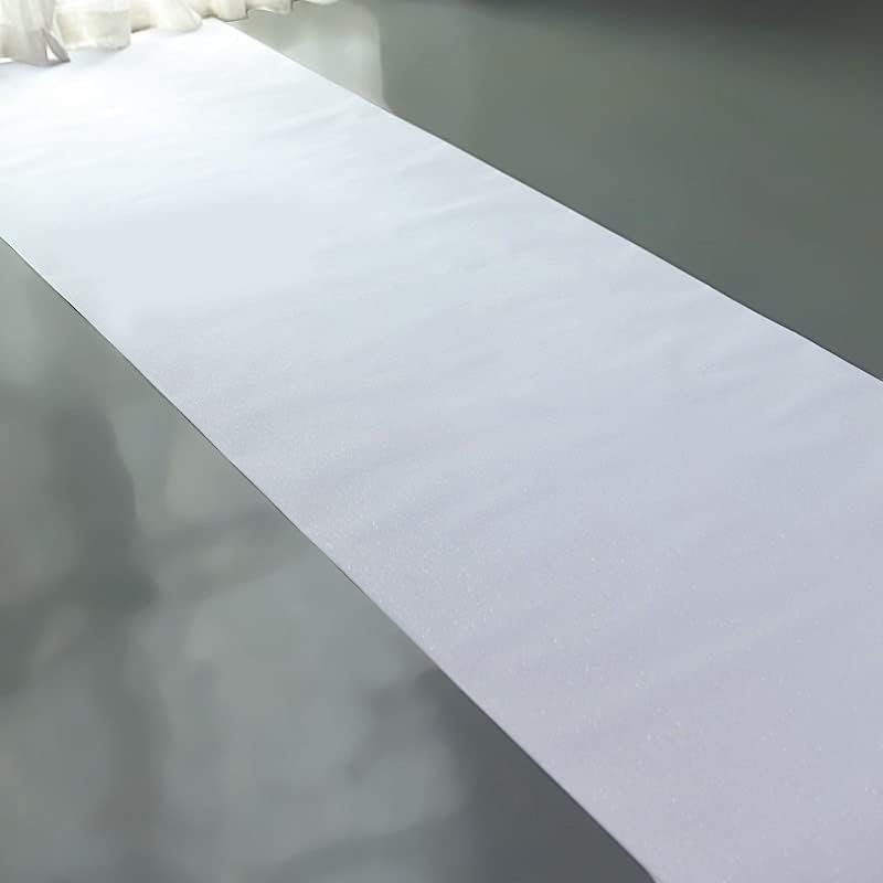 Balsa Circle 50 Feet White Glittered Aisle Runner