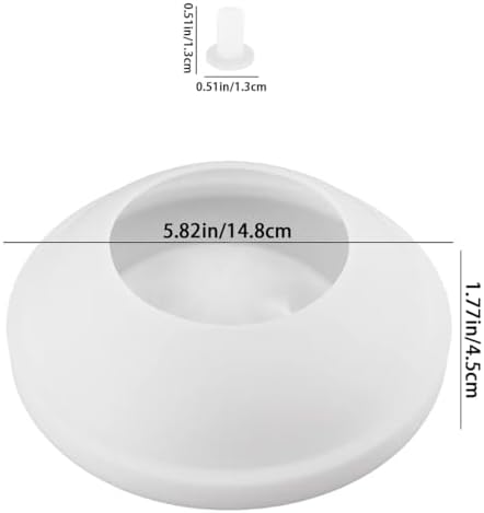 Large Round Resin Casting Mold for Candle Holders and Storage