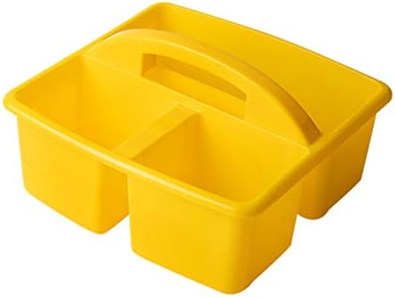 MODODO 3 Compartment Storage Basket Bin Box for Classroom and Home
