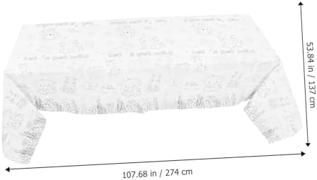 Happy Birthday Animal Theme Paper Tablecloth for Parties and Home Use