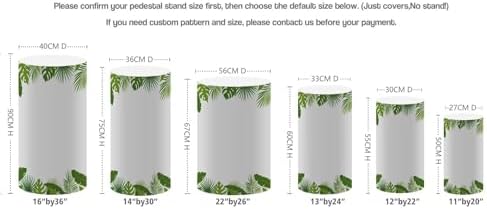 KONPON Stretchy Cylinder Plinth Dinosaur Birthday Cover
