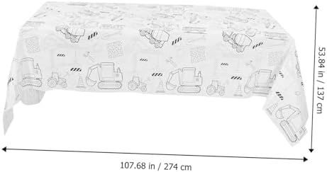Homoyoyo Birthday Graffiti Tablecloth for Parties