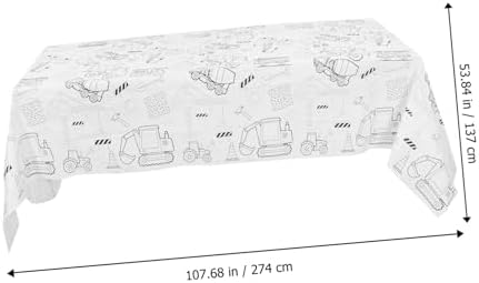 Birthday Coloring Tablecloth for Parties and Celebrations