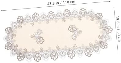 MAGICLULU Premium Water-Soluble Lace Table Runner
