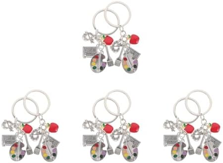 LOGOFUN 8PCS Artist Keychain Backpack Charm Set