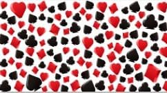 VENCUBI Poker Theme Tablecloth for Party Decorations 98x53in