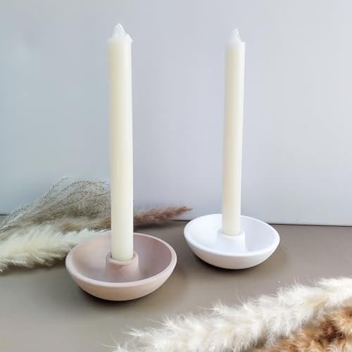 Wehous Round Candle Holder Mold for Resin Casting