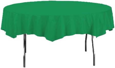 Creative Converting 923261 Emerald Green Table Cover