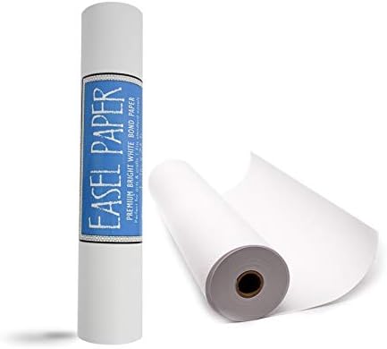 White Art Easel Paper Roll 18x75 Feet