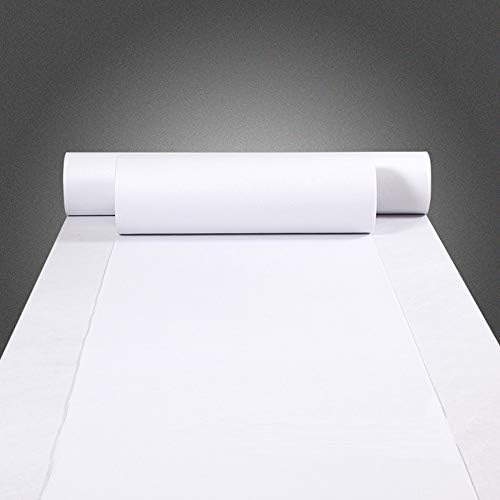 HUAHOO White Aisle Runner Carpet for Weddings and Events