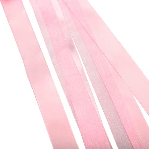 8pcs Wedding Aisle Decorations with Chiffon Ribbons