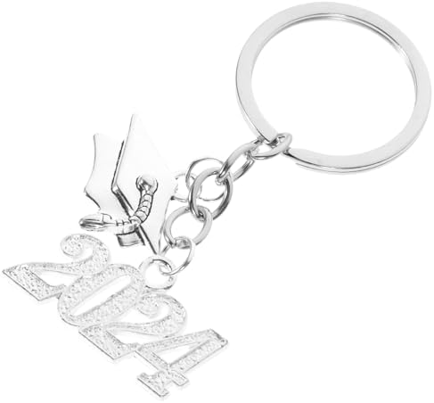 LUOZZY 2024 Graduation Keychain Keyring Party Favor Gift
