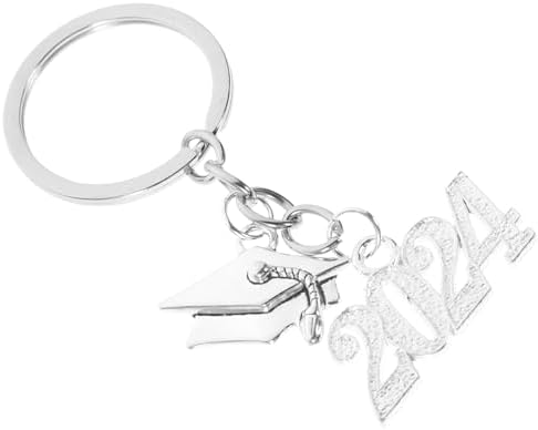 LUOZZY 2024 Graduation Keychain Keyring Party Favor Gift