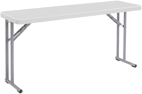 6 Ft x 18 Inches Open Back Spandex Stretch Table Covers White