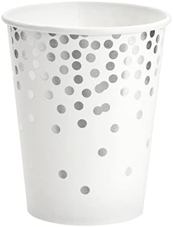 Juvale 144 Piece Silver Party Supplies Set