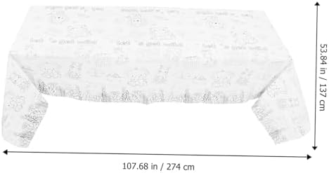 ARTIBETTER Birthday Animal Tablecloth for Parties and Celebrations
