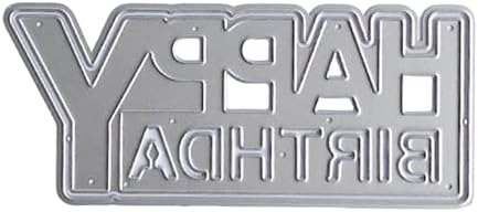 Metal Die Cut Embossing Stencils for Birthday Cards and Scrapbooking