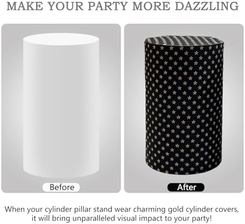5 Piece Stretch Cylinder Covers for Dessert Tables