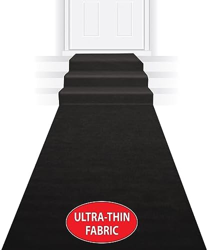 Beistle Black Novelty Aisle Runner Pack of 2