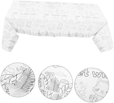 ARTIBETTER Birthday Animal Tablecloth for Parties and Celebrations