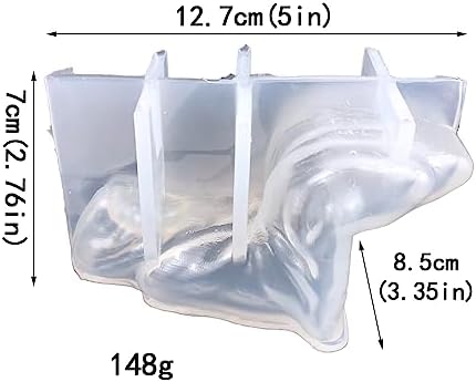 1 Set No Face Man Resin Molds for DIY Art Crafts