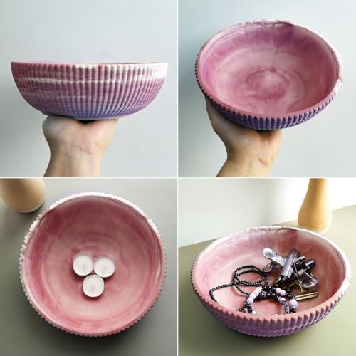 Wehous Large Round Silicone Mold for Candle and Storage