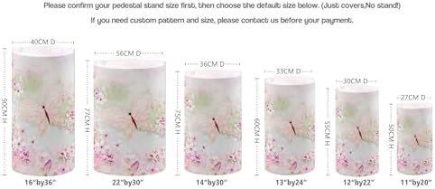KONPON Butterfly Cylinder Plinth Covers for Parties