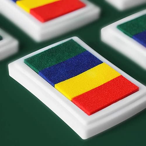 4 Colors Washable Stamp Ink Pads Non-Toxic for Kids