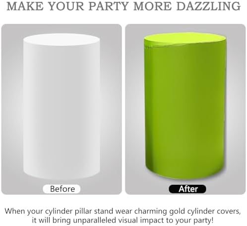 5 Pack Cylinder Covers Neon Rainbow Birthday Party Decor