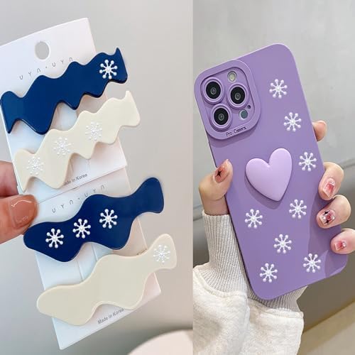 200 PCS Resin Christmas Snowflakes Decorations