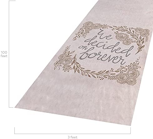 Fun Express Forever Wedding Aisle Runner 100 Feet Long