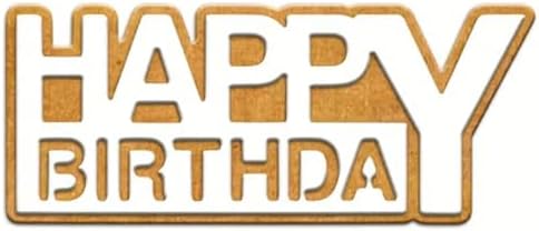 Metal Die Cut Embossing Stencils for Birthday Cards and Scrapbooking