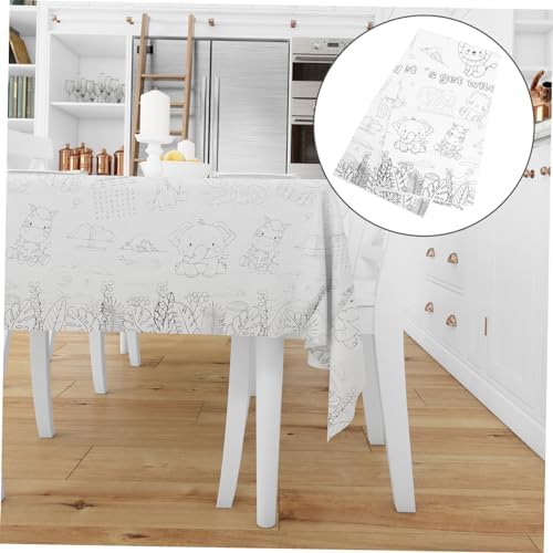 Zoo Theme Birthday Tablecloth for Kids and Parties