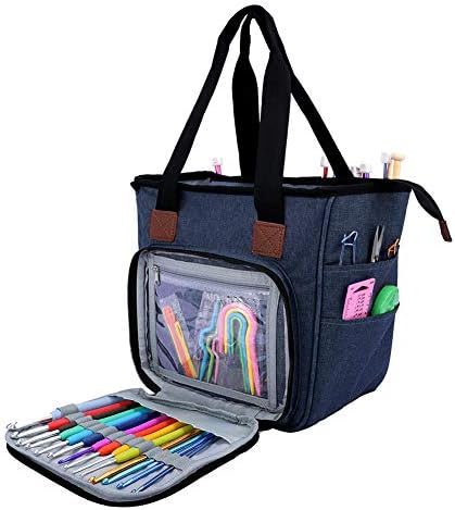 SumDirect Yarn Storage Tote Bag - Blue