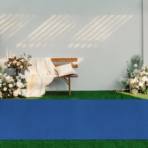 360 GSM Blue Carpet Runner for Weddings and Parties