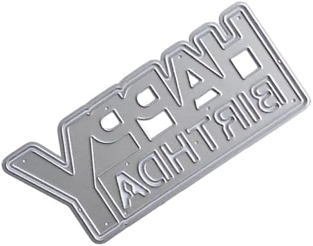Metal Die Cut Embossing Stencils for Birthday Cards and Scrapbooking