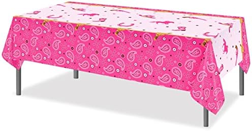 Western Cowboy Party Plastic Tablecloth 54 x 87 Inch