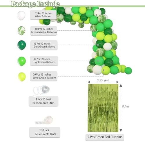 Mayen 75 Pcs 12 Inches Balloon Garland Kit